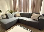 Donkergrijze Hoekbank Joost - Leen Bakker, Huis en Inrichting, Banken | Bankstellen, Ophalen, Hoekbank, 75 tot 100 cm, Zo goed als nieuw