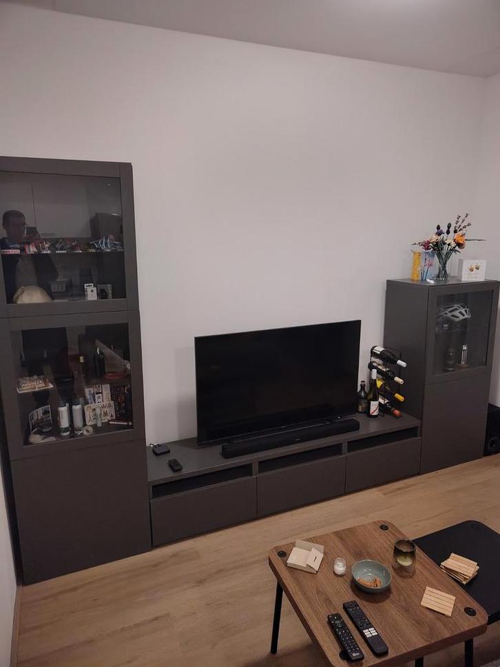 IKEA Besta TV Wandmeubel, Huis en Inrichting, Kasten | Televisiemeubels, Zo goed als nieuw, 150 tot 200 cm, 200 cm of meer, 25 tot 50 cm