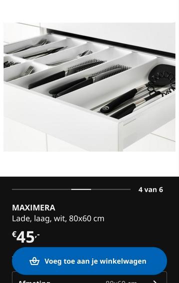 Ikea Maximera ladekast keuken 80x60 - Nieuw in doos - afbeelding 5