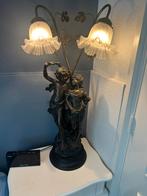 Beelden lamp / brons ? 80 hoog en zwaar ., Antiek en Kunst, Ophalen of Verzenden