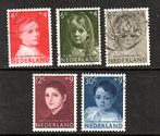 264 Nvph 702-706 kinderzegels 1957 gebruikt zie scans, Ophalen of Verzenden, Na 1940, Gestempeld