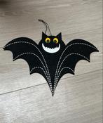 Vleermuis Decoratie, Gehele gezicht, Zwart, Ophalen of Verzenden, Zo goed als nieuw
