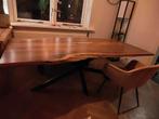 Mango hout eettafel, Huis en Inrichting, Tafels | Eettafels, 200 cm of meer, Zo goed als nieuw, Rechthoekig, 50 tot 100 cm