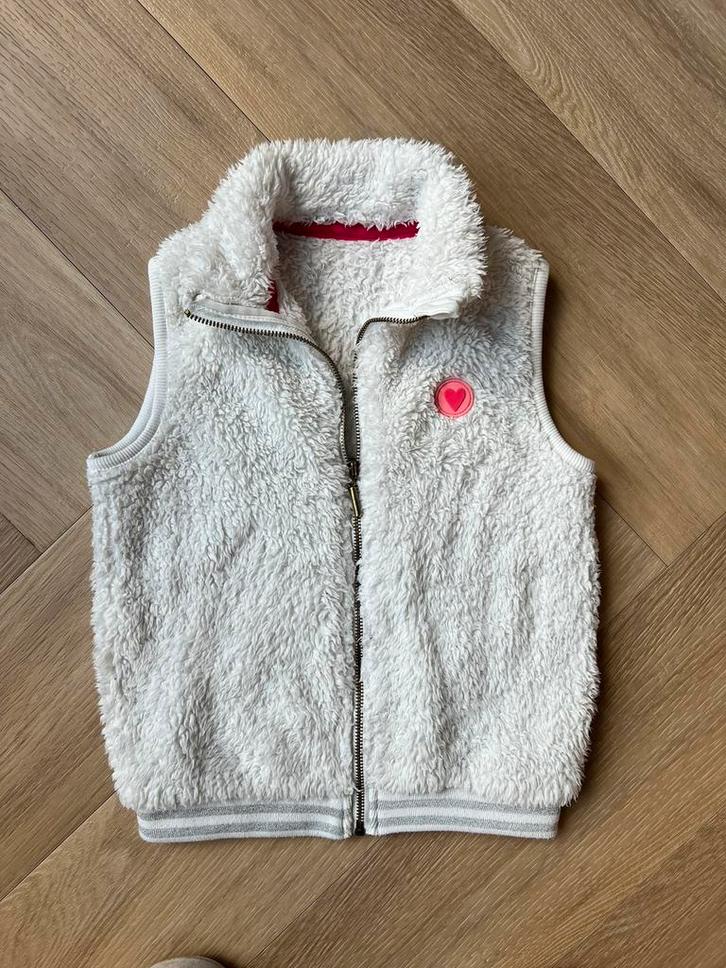 Bodywarmer, teddy, maat 104/110, Kinderen en Baby's, Kinderkleding | Maat 104, Gebruikt, Meisje, Trui of Vest, Ophalen of Verzenden
