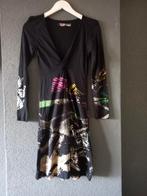 Desigual Jurk Maat M Zwart met Print, Maat 38/40 (M), Zwart, Ophalen of Verzenden, Zo goed als nieuw