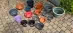 Heksenketel, planten schotel, plastic plantenbakjes/potjes, Tuin en Terras, Ophalen, Kunststof, Rond, Zo goed als nieuw