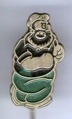 Brutus zilverkl stripfiguur groene broek speldje ( S_171 ), Verzamelen, Verzenden, Nieuw, Figuurtje, Speldje of Pin