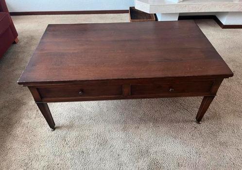 Salontafel met lades, Huis en Inrichting, Tafels | Salontafels, Gebruikt, Minder dan 50 cm, 50 tot 100 cm, 100 tot 150 cm, Rechthoekig