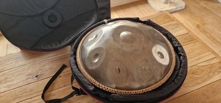 HANDPAN C# pygmy 14 EMBER STEEL handpan studio Amsterdam, Muziek en Instrumenten, Percussie, Gebruikt, Melodische percussie, Ophalen of Verzenden