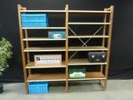 Houten stellingkast / stelling / opbergrek 205x40x209cm