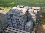 Ruim 200 dakpannen, type VHV, blauw gesmoord, Doe-het-zelf en Verbouw, Dakpannen en Dakbedekking, Ophalen, Steen of Klei, Dakpannen