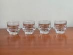 Iittala, Finland: 4 Milano/Marski glazen Tapio Wirkkala 1959, Antiek en Kunst, Antiek | Glas en Kristal, Ophalen of Verzenden
