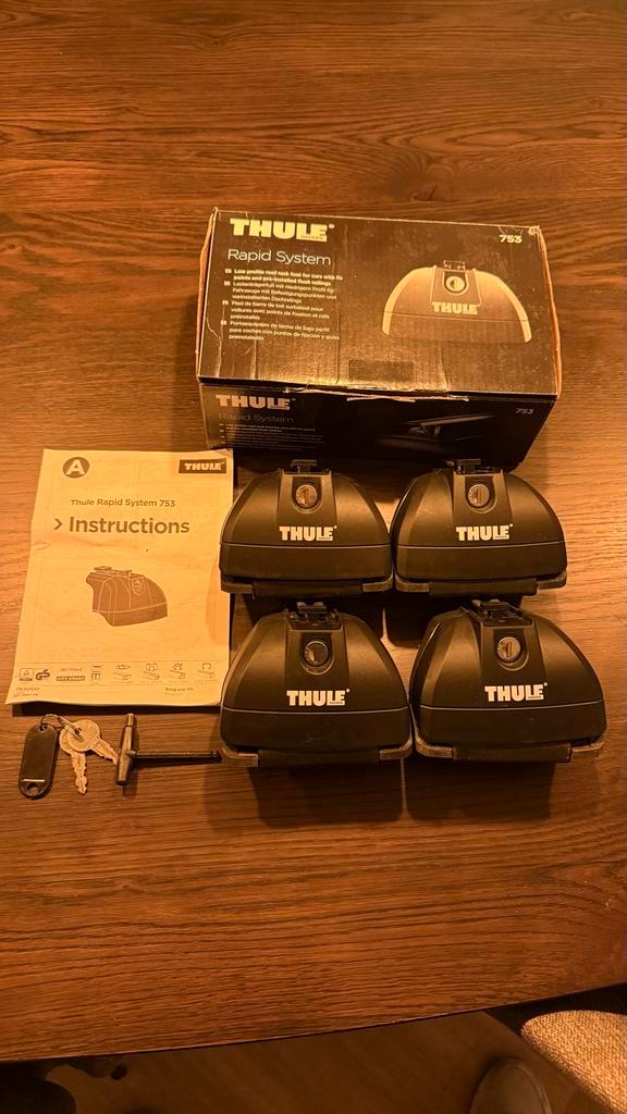 Thule Daksteun Rapid System 753, Auto diversen, Dakdragers, Gebruikt, Ophalen