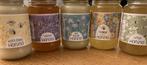 5 Verschillende 100% zuivere honing,, imker,  450 gram:, Diversen, Levensmiddelen, Ophalen of Verzenden