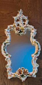 Mooie Bassano Spiegel met Bloemen, Minder dan 50 cm, Ophalen of Verzenden, Zo goed als nieuw, Minder dan 100 cm