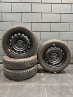 Toyota 17” LM velgen met winterbanden 5x100 / 8mm, Ophalen, Gebruikt, 175 mm, Banden en Velgen