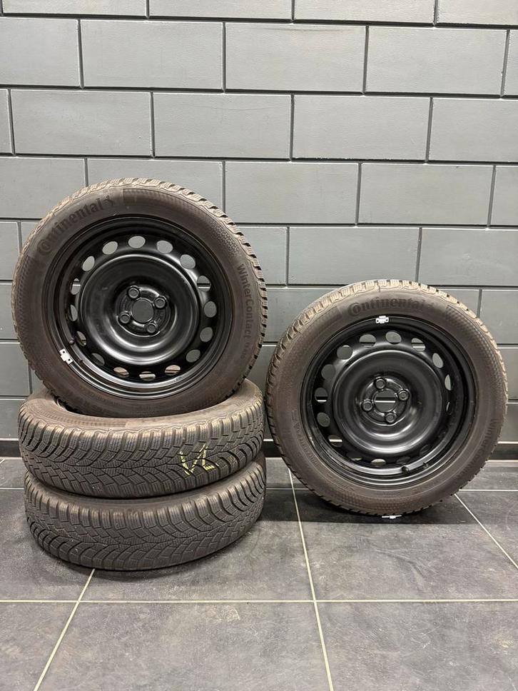 Toyota 17” LM velgen met winterbanden 4x100 / 8mm, Auto-onderdelen, Banden en Velgen, Banden en Velgen, Winterbanden, 17 inch