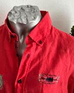 Van Santen & van Santen overhemd maat L [nr1], Kleding | Heren, Overhemden, Ophalen of Verzenden, Zo goed als nieuw, Rood, Halswijdte 41/42 (L)