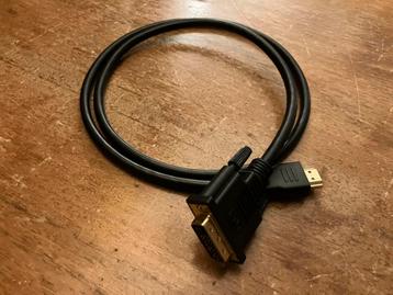 DVI naar HDMI Kabel 100cm   beschikbaar voor biedingen