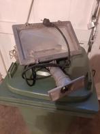 Zware bouwlamp armetuur met muur beugel, Ophalen, Gebruikt, 500 watt of meer