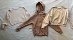 H&M truien en vest 134-140 beige toffee, Meisje, Trui of Vest, H&M, Ophalen of Verzenden