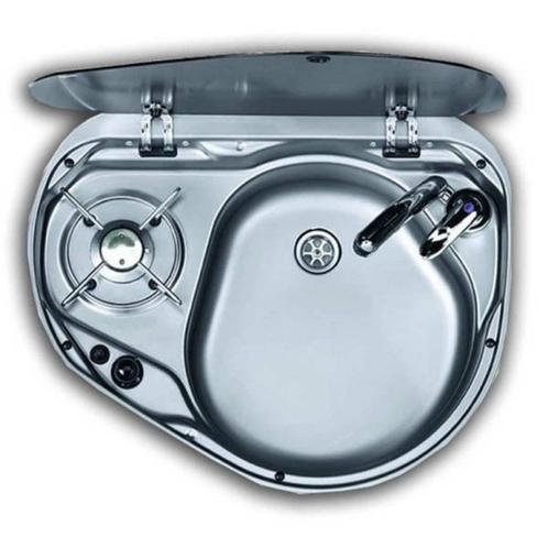 dometic 8821r  kookplaat was combi NIEUW OP=OP, Caravans en Kamperen, Camper-accessoires, Nieuw, Ophalen of Verzenden