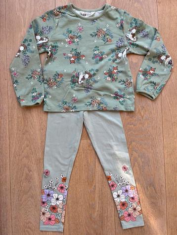 Trui met legging H&M mt 122/128 netjes beschikbaar voor biedingen