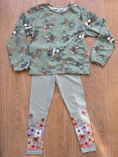 Trui met legging H&M mt 122/128 netjes, Kinderen en Baby's, Kinderkleding | Maat 122, Gebruikt, Meisje, Trui of Vest, Ophalen of Verzenden