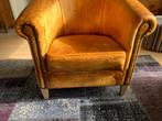 Schapenleren fauteuil, Huis en Inrichting, Fauteuils, Gebruikt, Klassiek, Ophalen of Verzenden, 50 tot 75 cm