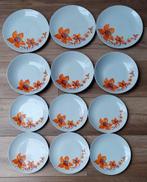 12 Vintage Retro Boho Bavaria Winterling Borden servies, Gebruikt, Ophalen of Verzenden, Bord(en), Overige stijlen