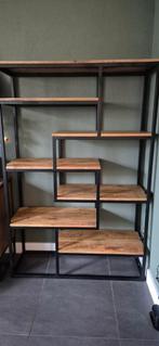 Vakkenkast mangohout, Ophalen, Zo goed als nieuw, Minder dan 150 cm, 150 tot 200 cm