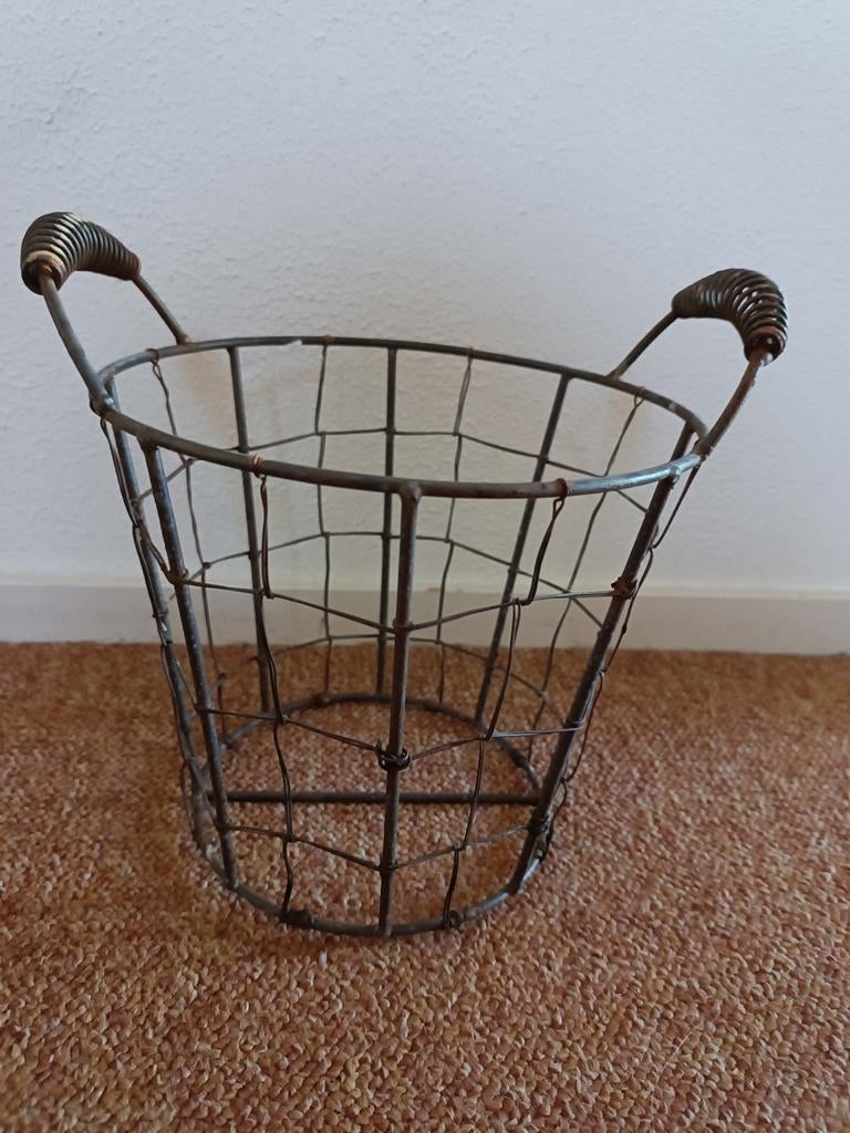 Draadmand rond, Antiek en Kunst, Curiosa en Brocante, Ophalen of Verzenden