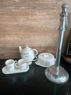 Riviera Maison theepot met schotel espresso kop en bord etc, Huis en Inrichting, Ophalen of Verzenden, Zo goed als nieuw