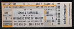 SIMON & GARFUNKEL Ongebruikt Concert Ticket 14/11/2003, Ophalen of Verzenden, Nieuw, Foto of Kaart