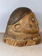 250942 Zeldzaam antiek Afrikaans Tabwa helm masker uit Congo, Antiek en Kunst, Kunst | Niet-Westerse kunst, Ophalen of Verzenden