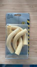 Pvc elektrabuizen bochten creme 16mm (5 stuks), Ophalen of Verzenden, Zo goed als nieuw
