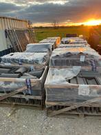 Nelspan Dakpannen - Grote Partij, Gebruikt, Steen of Klei, Zwart, Ophalen of Verzenden