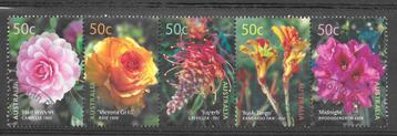 AUSTRALIE 2003, mi 2214/18 Bloemen gestempeld beschikbaar voor biedingen