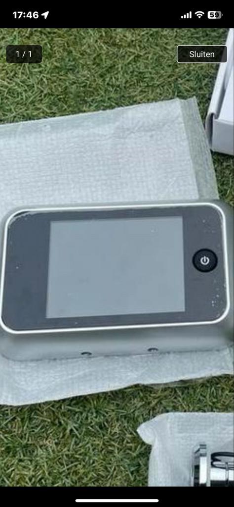 Digitale Deurspion met Camera, Huis en Inrichting, Deurbellen, Zo goed als nieuw, Bedraad, Ingebouwde camera, Ophalen of Verzenden