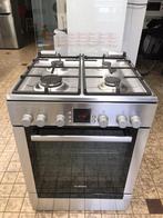 Nette Bosch RvS Gasfornuis met 3D Hete lucht oven en grill, Witgoed en Apparatuur, Fornuizen, 4 kookzones, Vrijstaand, 85 tot 90 cm