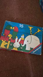 Oude vintage puzzel van Nijntje dierentuin 15 stukjes, Ophalen of Verzenden