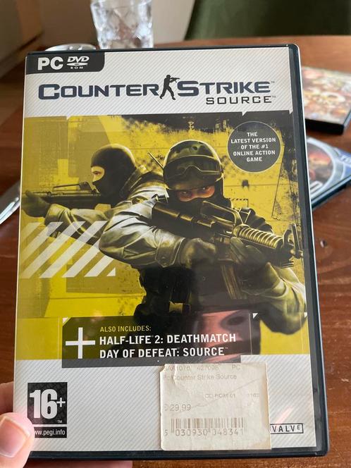 Counter-Strike Source PC Game, Spelcomputers en Games, Games | Pc, Gebruikt, Shooter, 3 spelers of meer, Vanaf 16 jaar, Online
