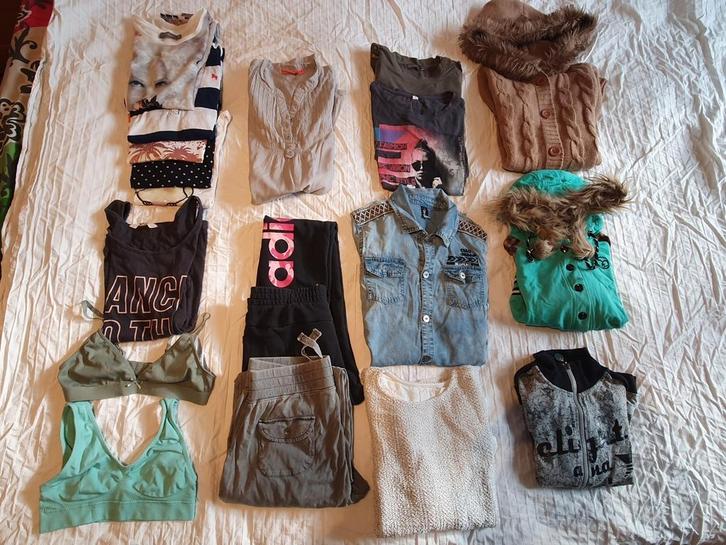 Meisjeskledingpakket Maat 158-164, Kinderen en Baby's, Kinderkleding | Kinder-kledingpakketten, Zo goed als nieuw, Maat 158, Ophalen of Verzenden