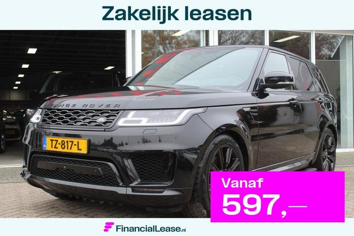 Land Rover Range Rover Sport 2.0 P400e SE, Auto's, Land Rover, Bedrijf, Lease, Financial lease, 360° camera, ABS, Achteruitrijcamera