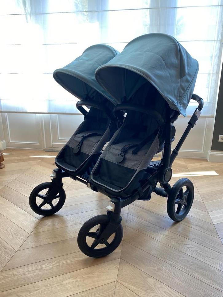 Bugaboo Donkey 3 Duo - Incl. Meerijdplank & Voetenzak, Kinderen en Baby's, Kinderwagens en Combinaties, Gebruikt, Kinderwagen