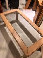 Salontafel eiken transparant, Ophalen, 50 tot 100 cm, Zo goed als nieuw, Minder dan 100 cm