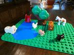 Lego duplo boerderijdieren op grondplaat, Kinderen en Baby's, Speelgoed | Duplo en Lego, Ophalen of Verzenden, Gebruikt, Complete set