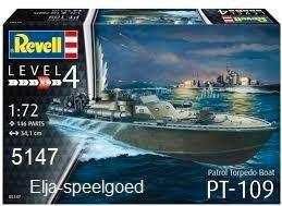 Patrol Torpedo Boat PT-109 Revell Nr. 5147 1:72 modelbouw, Hobby en Vrije tijd, Modelbouw | Boten en Schepen, Nieuw, 1:50 tot 1:200