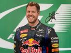 Orginele handtekening Sebastian Vettel Red Bull, Ophalen of Verzenden, Nieuw, Formule 1