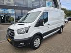 Ford Transit 350 2.0 TDCI L3H2 Trend RWD * Navi * Trekhaak *, Auto's, 4 cilinders, Met garantie (alle), Wit, Origineel Nederlands